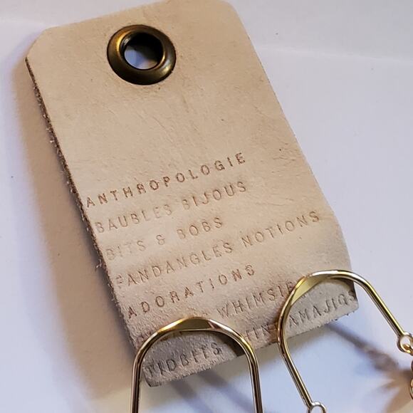 Anthropologie Floral Double-Drop Earrings New with tags attached - No flaws - Picture 10 of 10